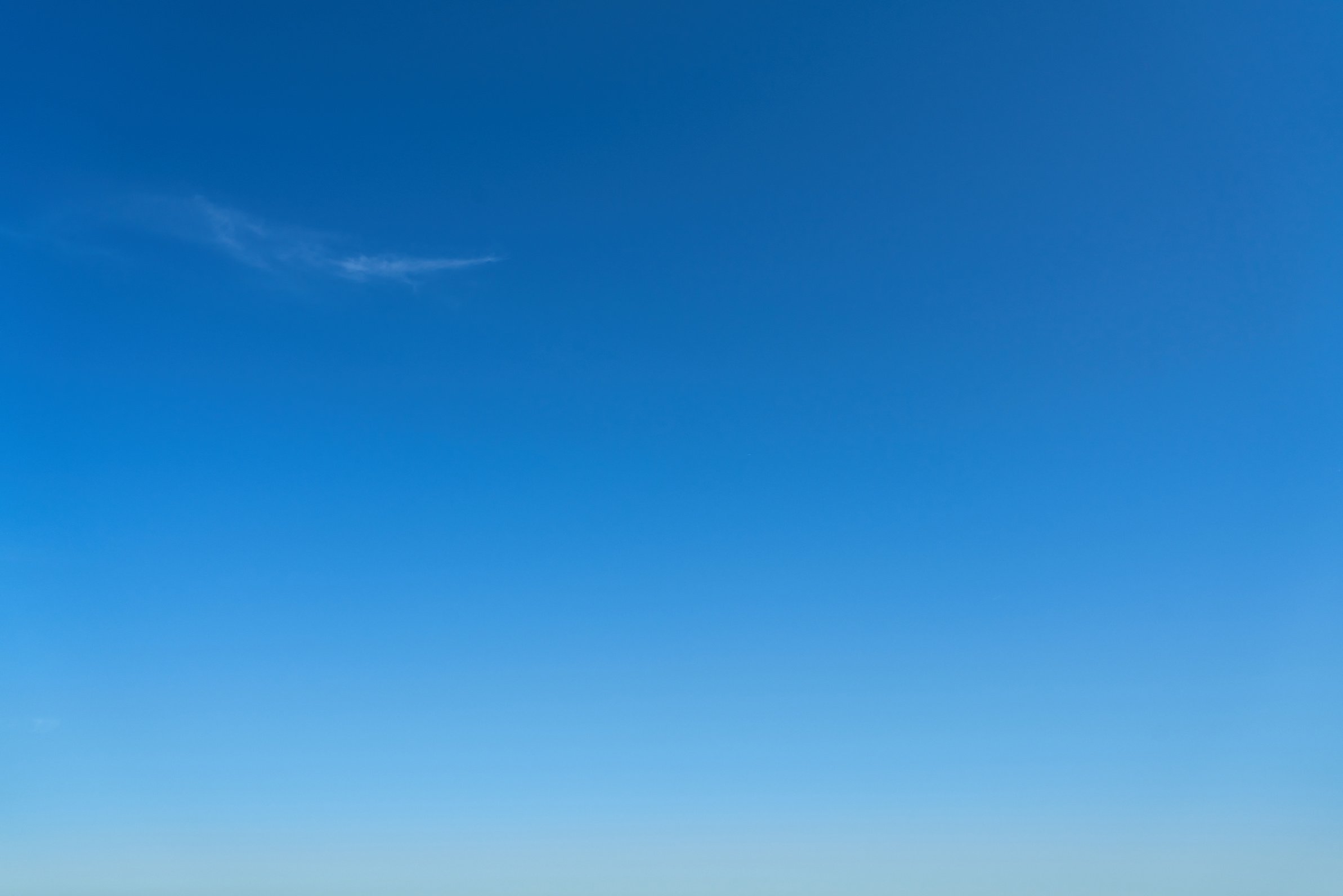 Cloudless Blue Sky